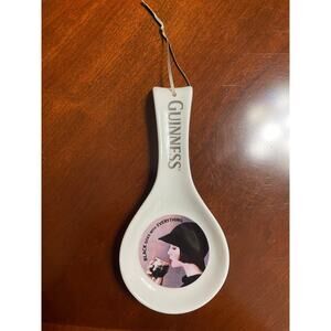 Guinness Beer Spoon Rest Black Goes with Everything Promotional Wall Hanging